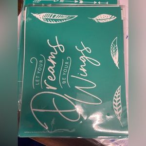 Chalk Couture Let you Dreams be your Wings 8.5x11 Stencil/transfer